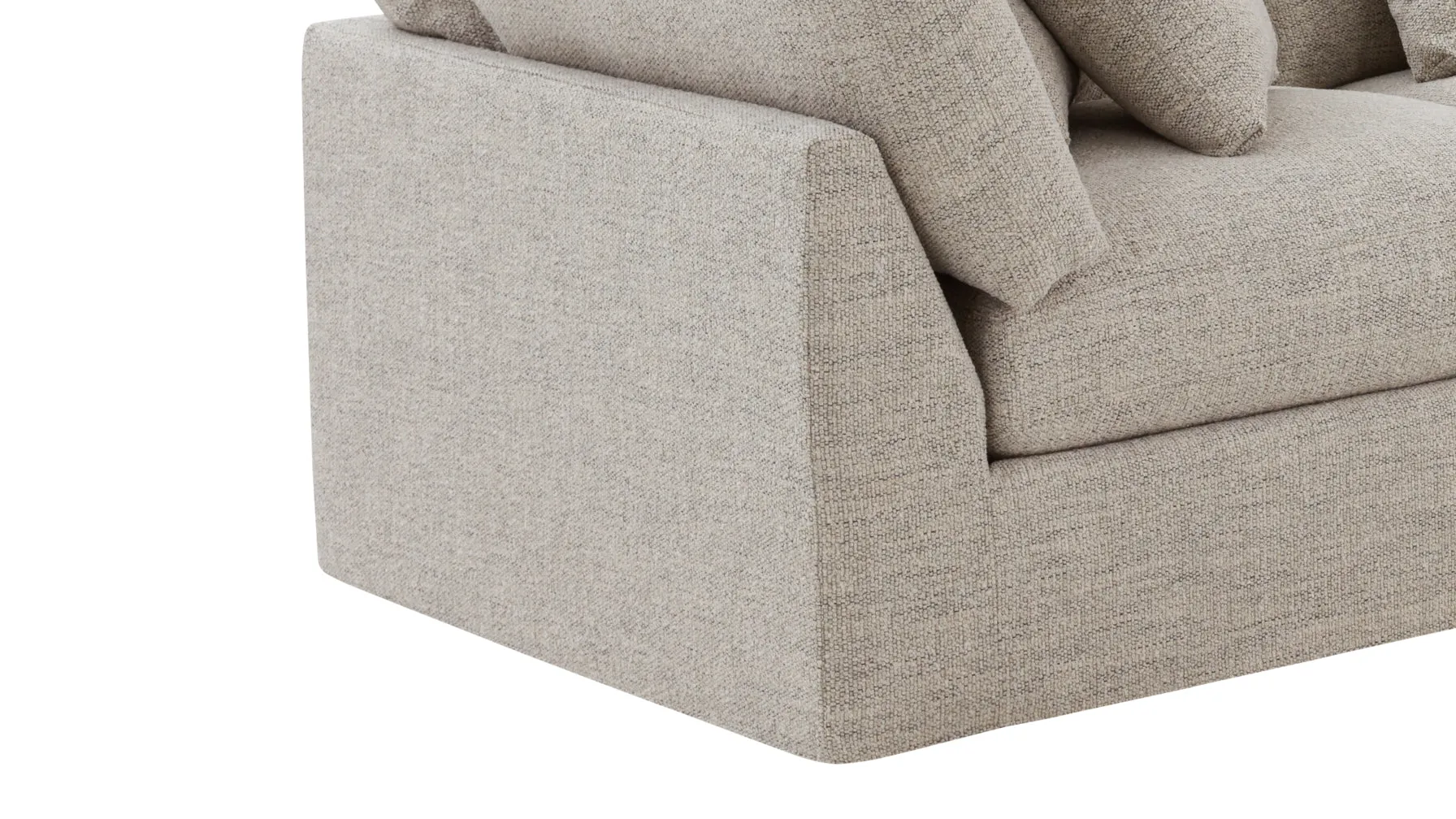 Get Together™ 4-Piece Modular Sectional Closed, Standard, Oatmeal