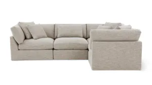 Get Together™ 4-Piece Modular Sectional Closed, Standard, Oatmeal