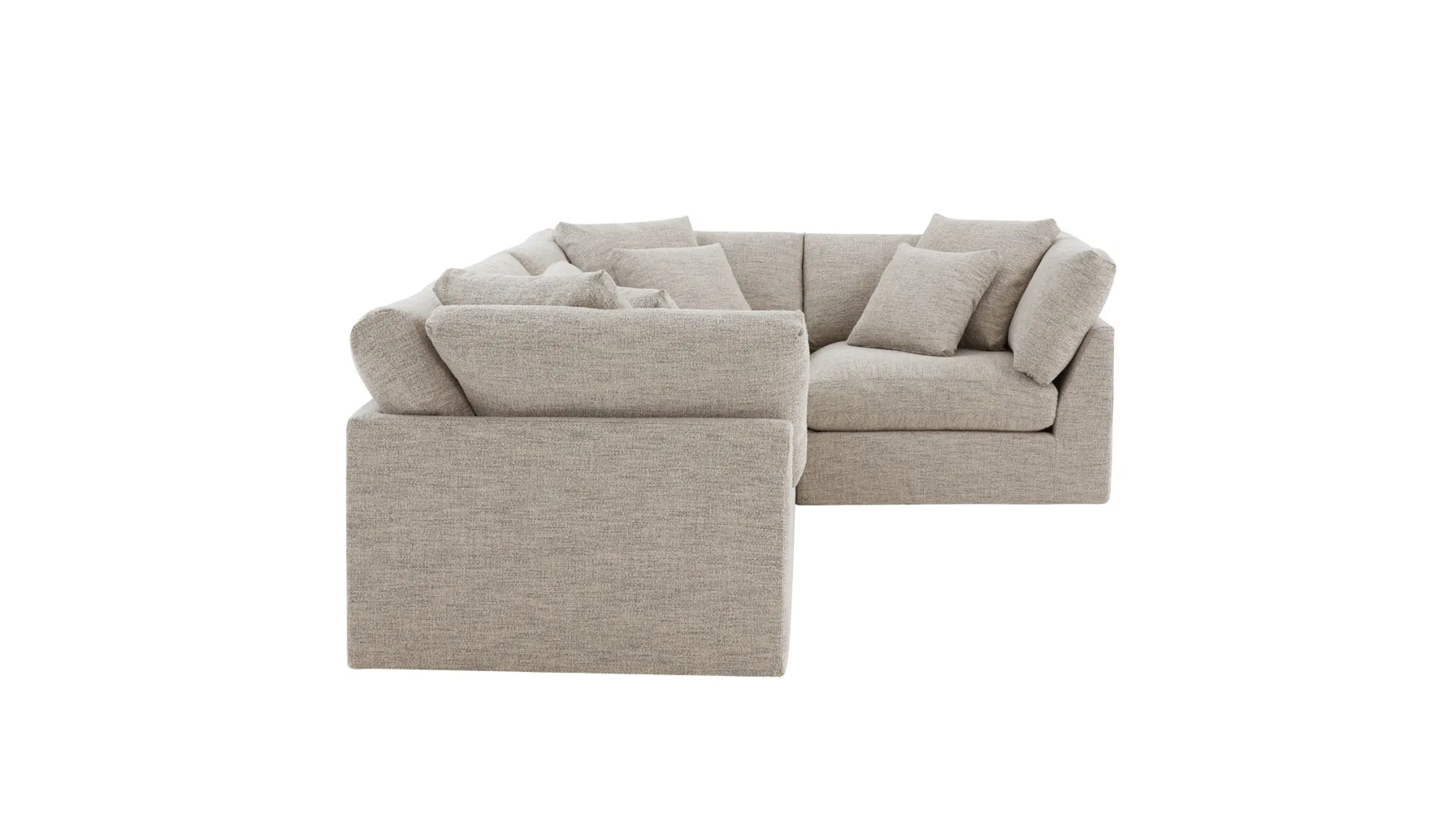 Get Together™ 4-Piece Modular Sectional Closed, Standard, Oatmeal