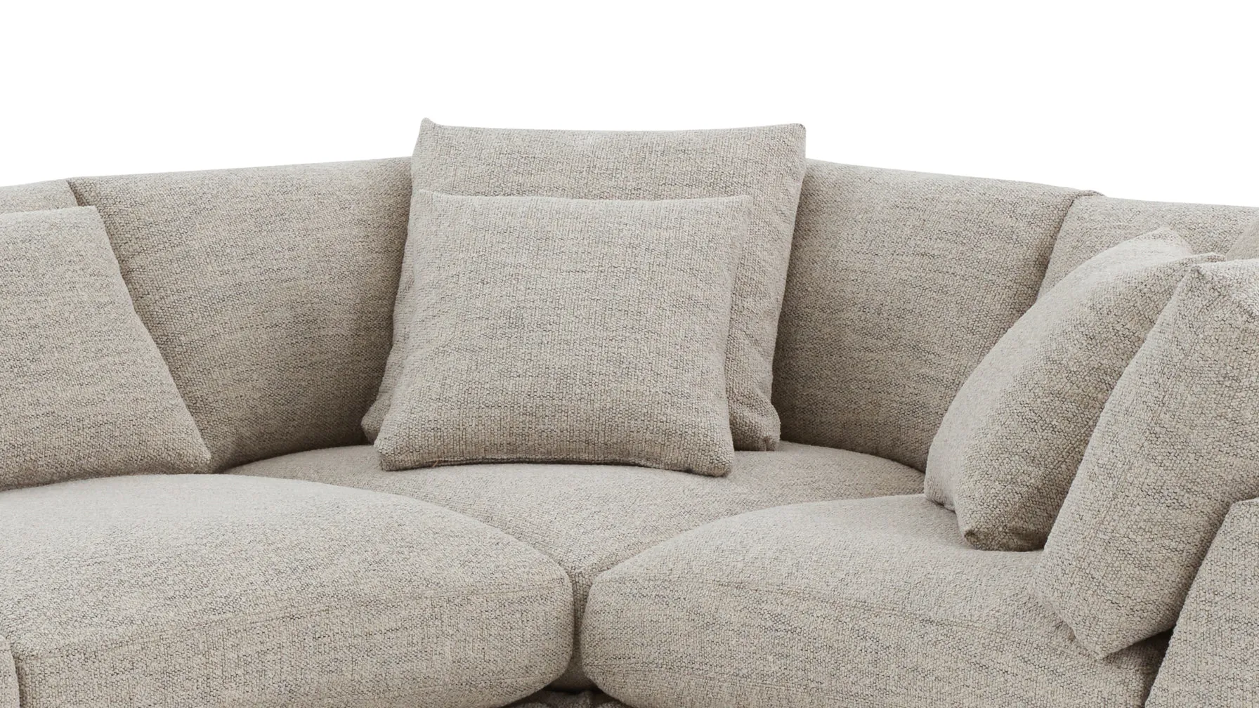 Get Together™ 4-Piece Modular Sectional Closed, Standard, Oatmeal
