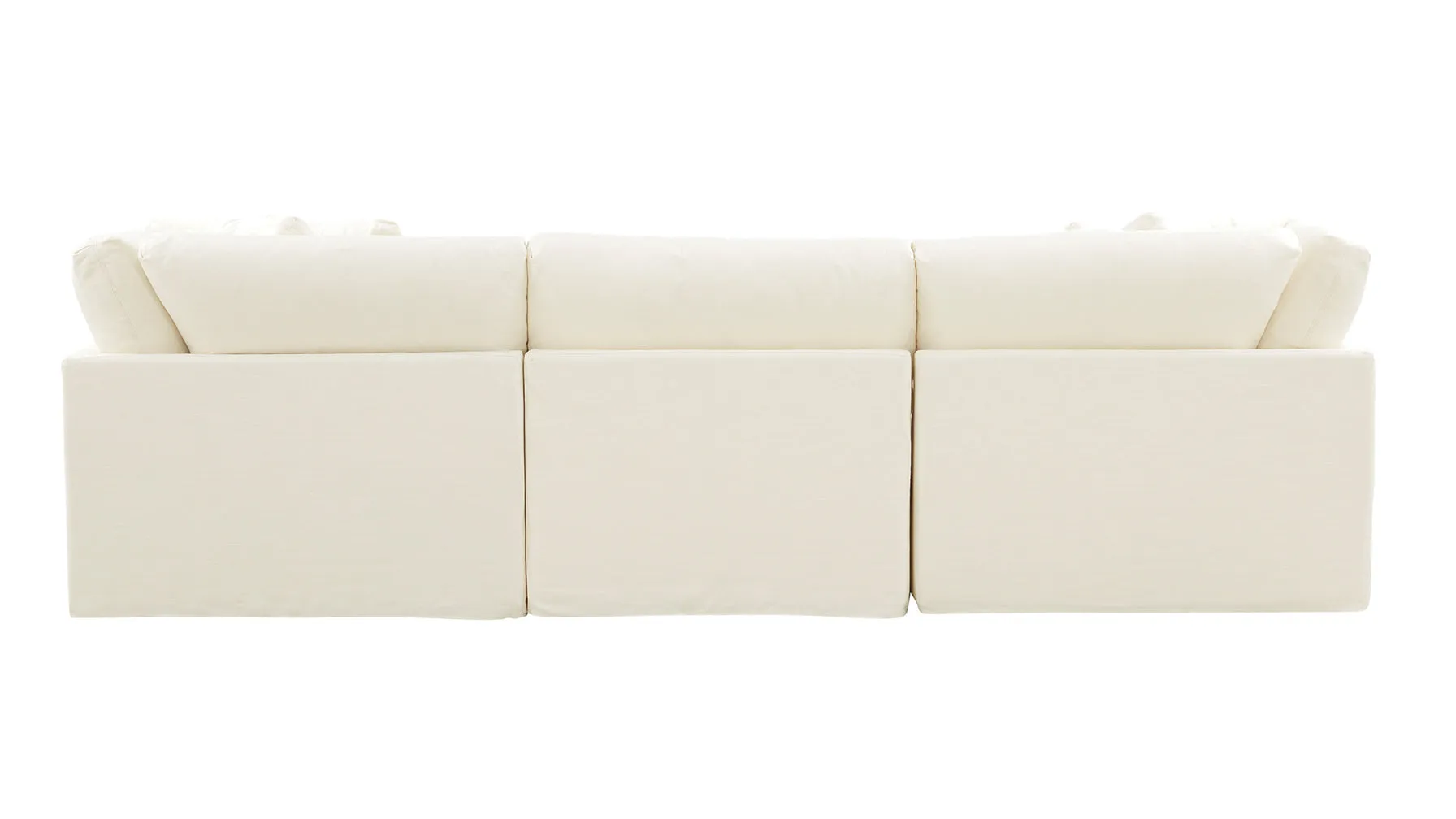Get Together™ 4-Piece Modular Sectional, Large, Cream Linen