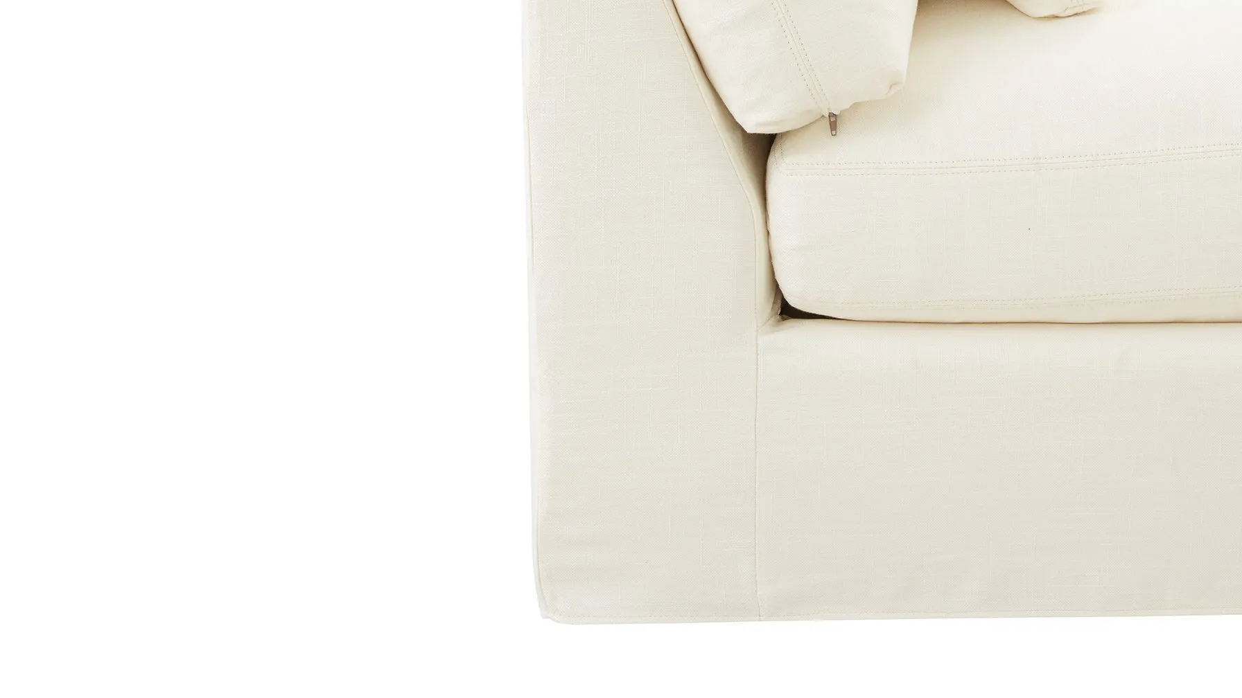 Get Together™ 4-Piece Modular Sectional, Large, Cream Linen