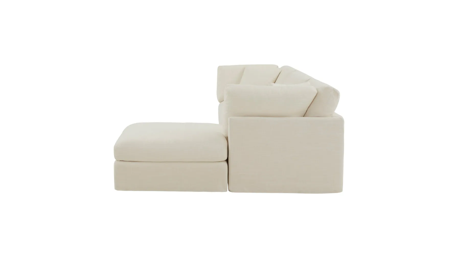 Get Together™ 4-Piece Modular Sectional, Standard, Cream Linen