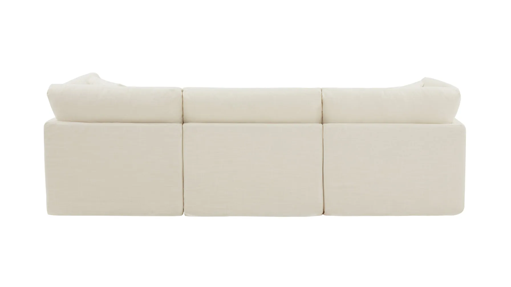 Get Together™ 4-Piece Modular Sectional, Standard, Cream Linen