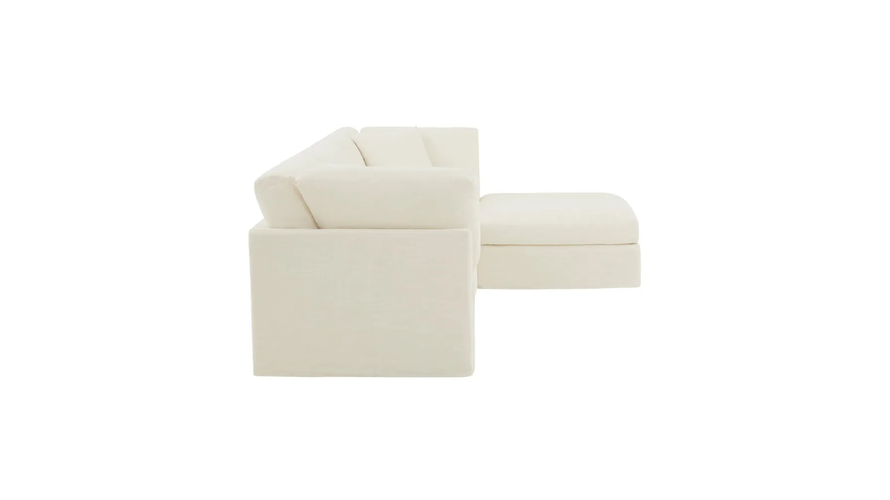Get Together™ 4-Piece Modular Sectional, Standard, Cream Linen