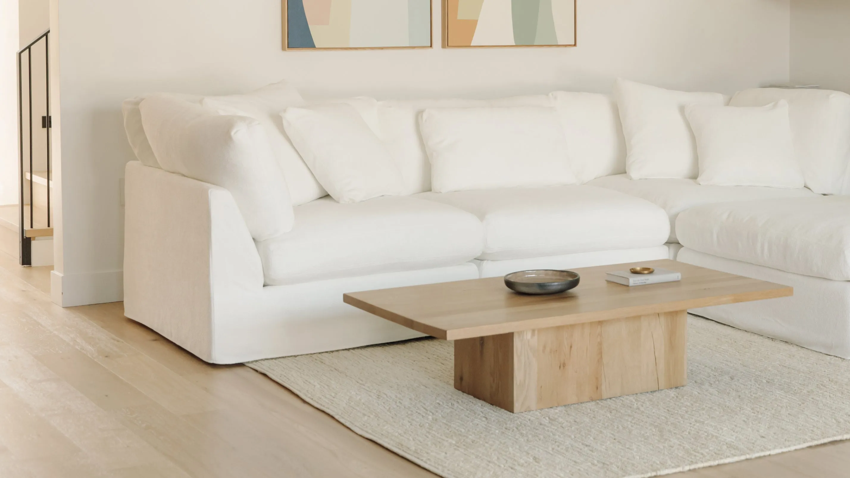 Get Together™ 5-Piece Modular Sectional Closed, Large, Sea Salt