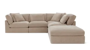 Get Together™ 5-Piece Modular Sectional, Large, Champagne