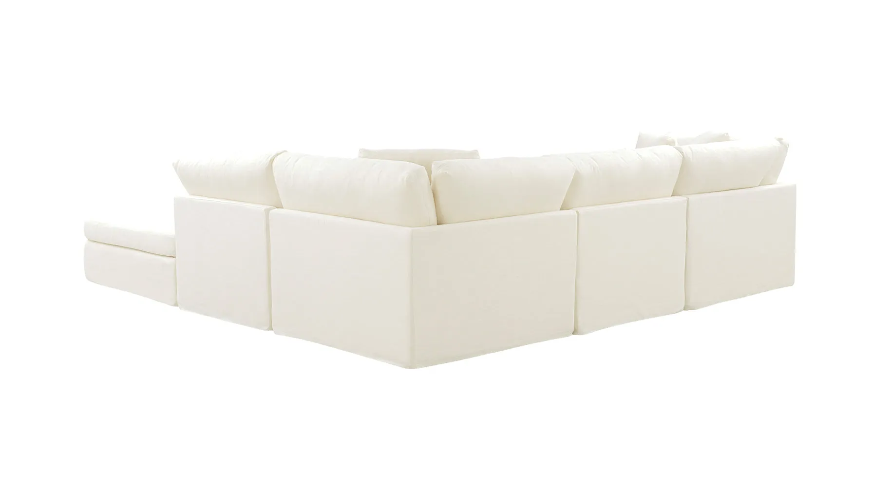 Get Together™ 5-Piece Modular Sectional, Large, Cream Linen