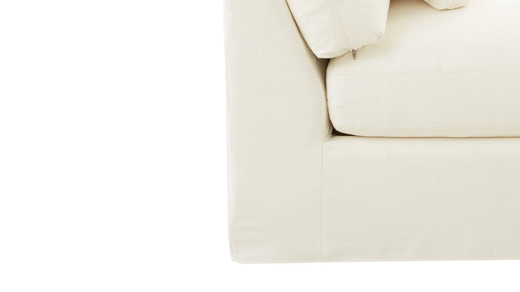 Get Together™ 5-Piece Modular Sectional, Large, Cream Linen
