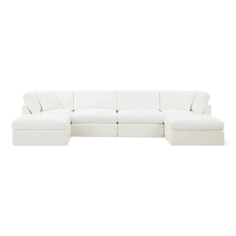 Get Together™ 6-Piece Modular U-Shaped Sectional, Standard, Sea Salt
