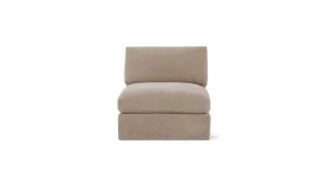 Get Together™ Armless Chair, Standard, Champagne
