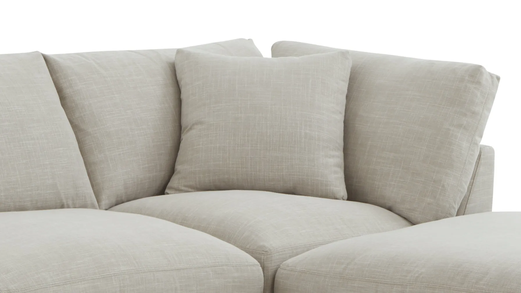 Get Together™ 6-Piece Modular U-Shaped Sectional, Standard, Light Pebble