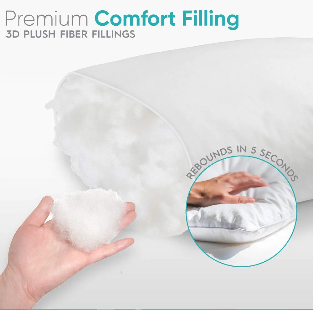Hypoallergenic Cotton Hotel Pillows 74CM x 48CM Set of 2