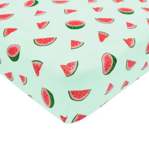 Kyte Baby Printed Twin Sheet in Watermelon