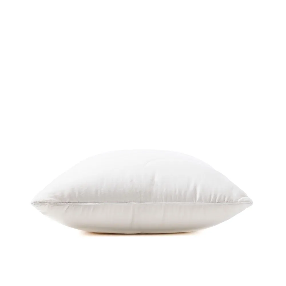MiniJumbuk Breathe Wool Cotton Quilted Pillow LOW Profile