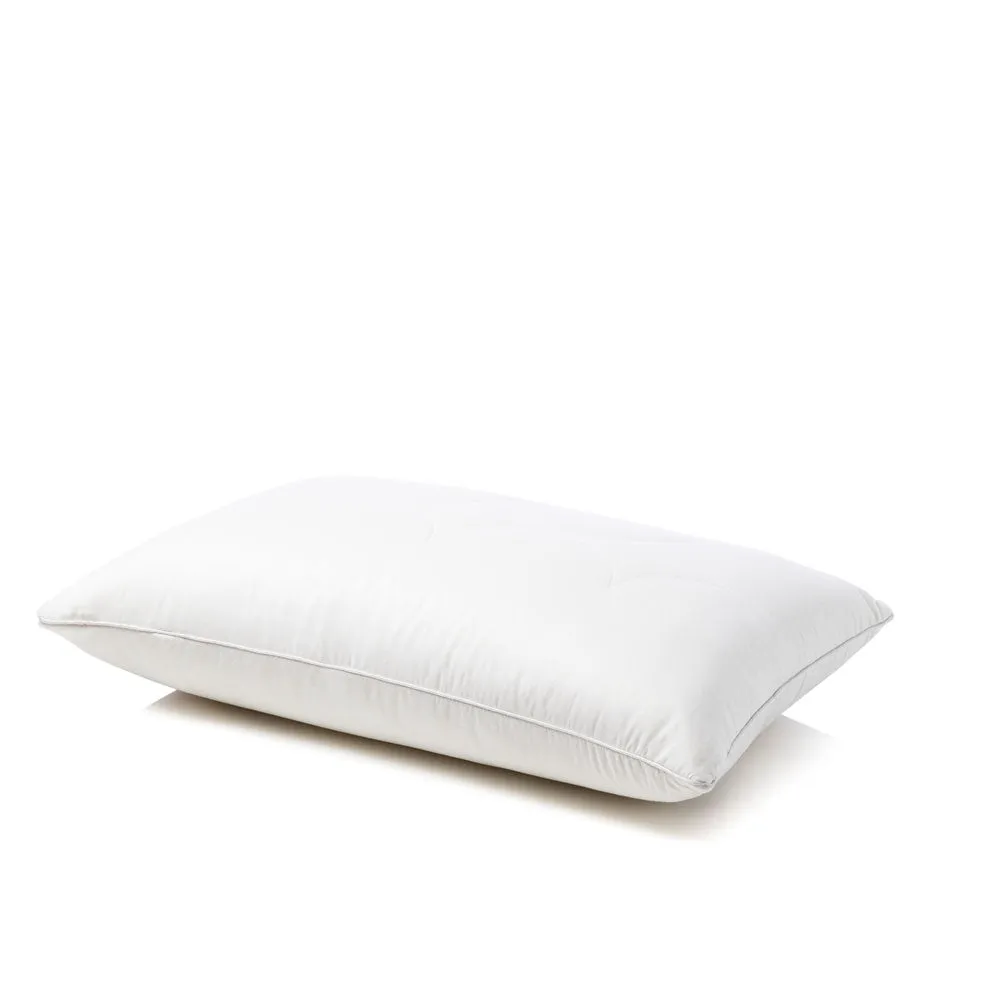 MiniJumbuk Breathe Wool Cotton Quilted Pillow LOW Profile