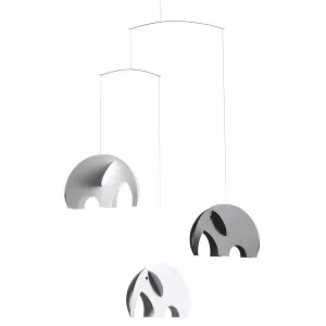 Mobile Elephants Grey