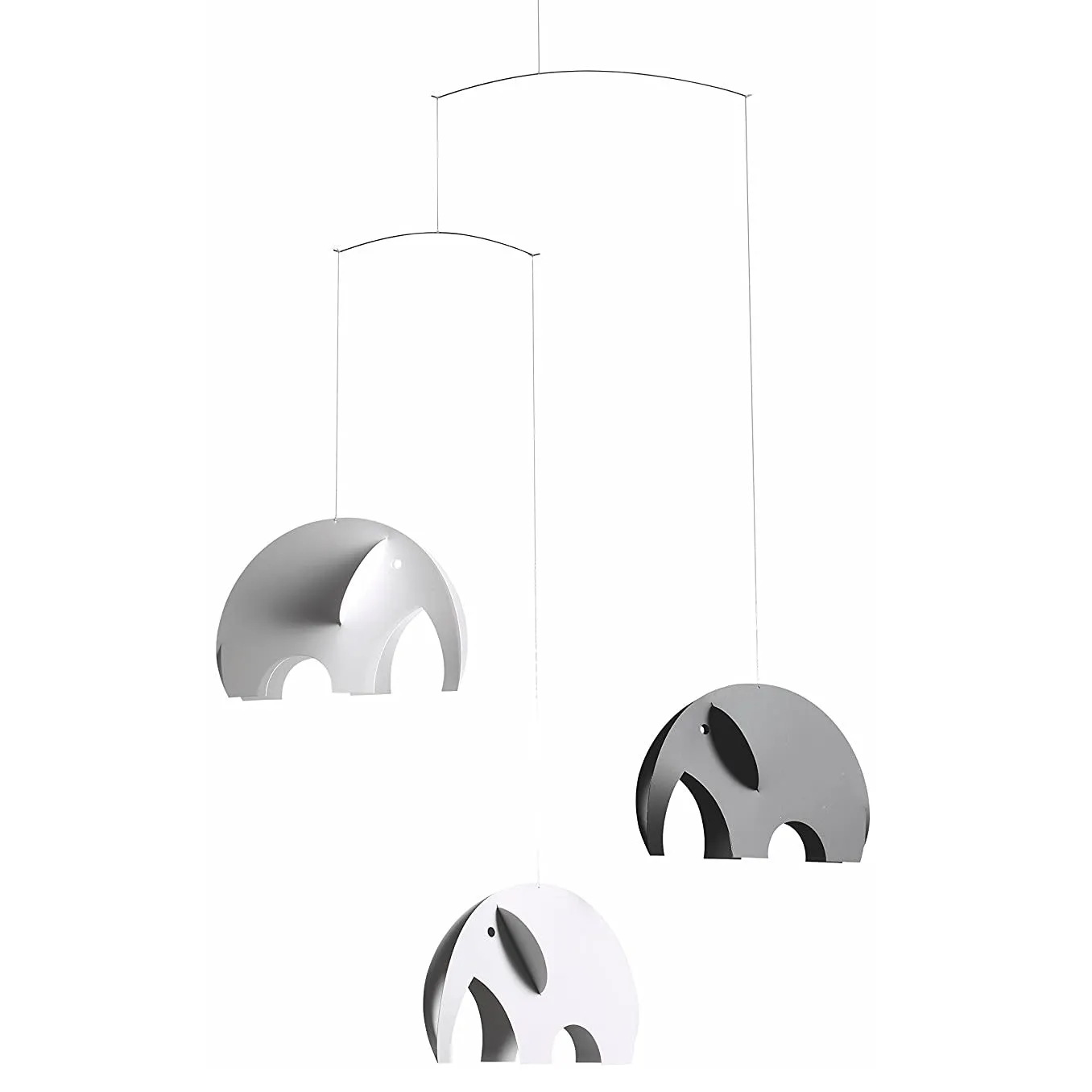 Mobile Elephants Grey