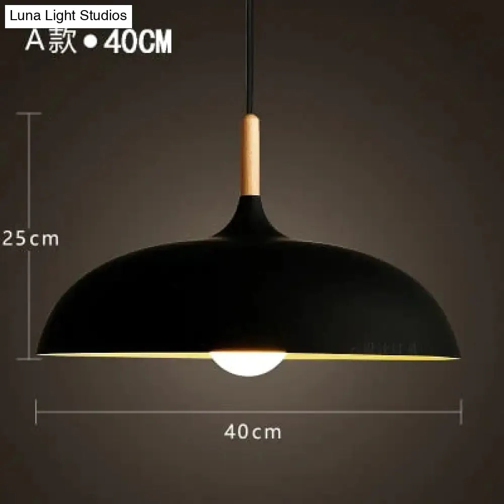 Modern Hanging Ceiling Lamps Wood Aluminium E27 Pendant Lights, Dining Room Table Bedside Kitchen Decoration Lighting