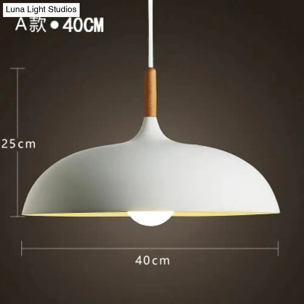 Modern Hanging Ceiling Lamps Wood Aluminium E27 Pendant Lights, Dining Room Table Bedside Kitchen Decoration Lighting
