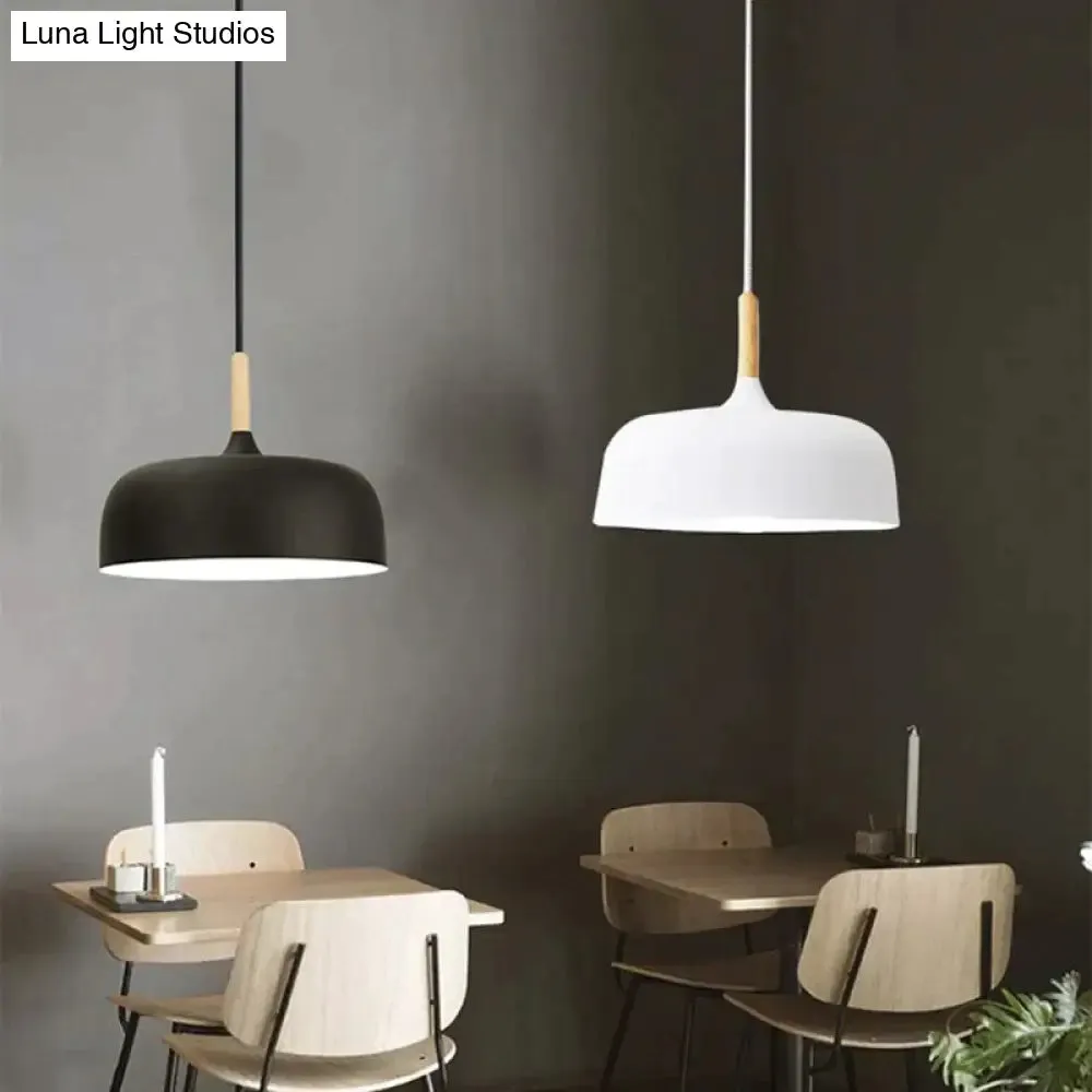 Modern Hanging Ceiling Lamps Wood Aluminium E27 Pendant Lights, Dining Room Table Bedside Kitchen Decoration Lighting