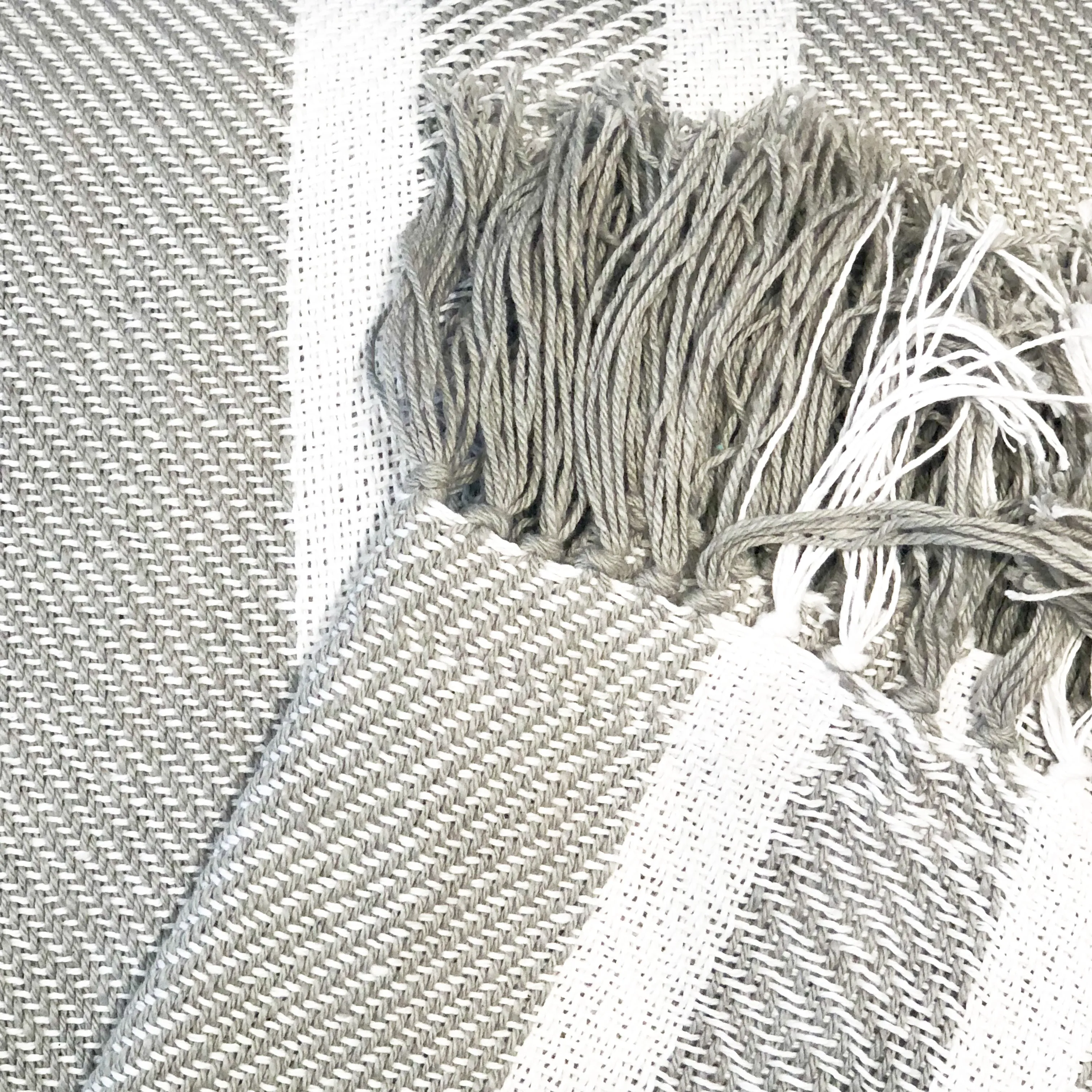 Nolita Throw Blanket in Light Gray