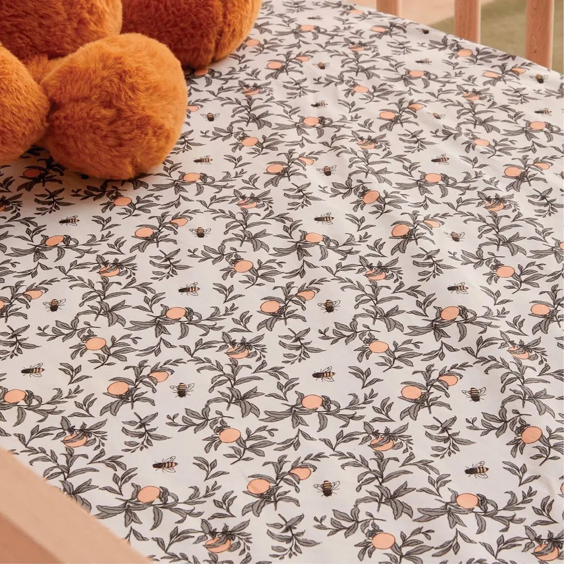Perlimpinpin Cotton Muslin Fitted Sheet