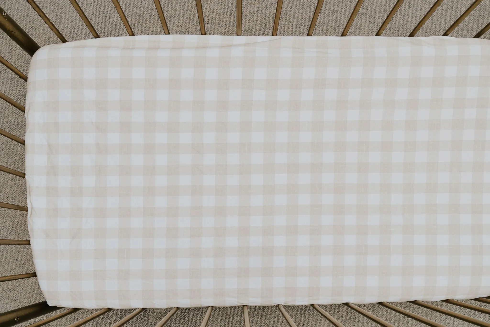 *PRE-ORDER* Waterproof Cot Sheet - Champagne