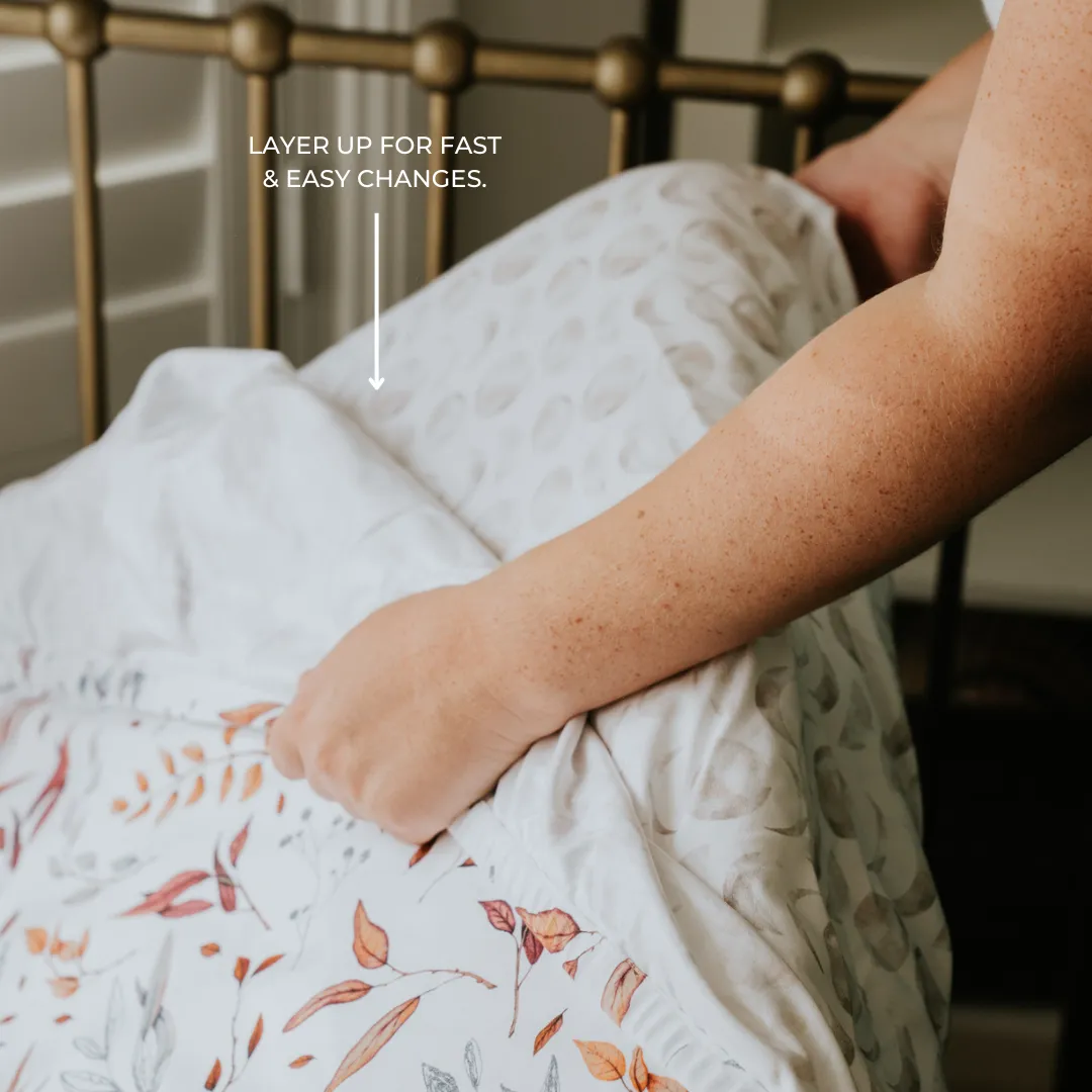 *PRE-ORDER* Waterproof Cot Sheet - Colours of the Wind