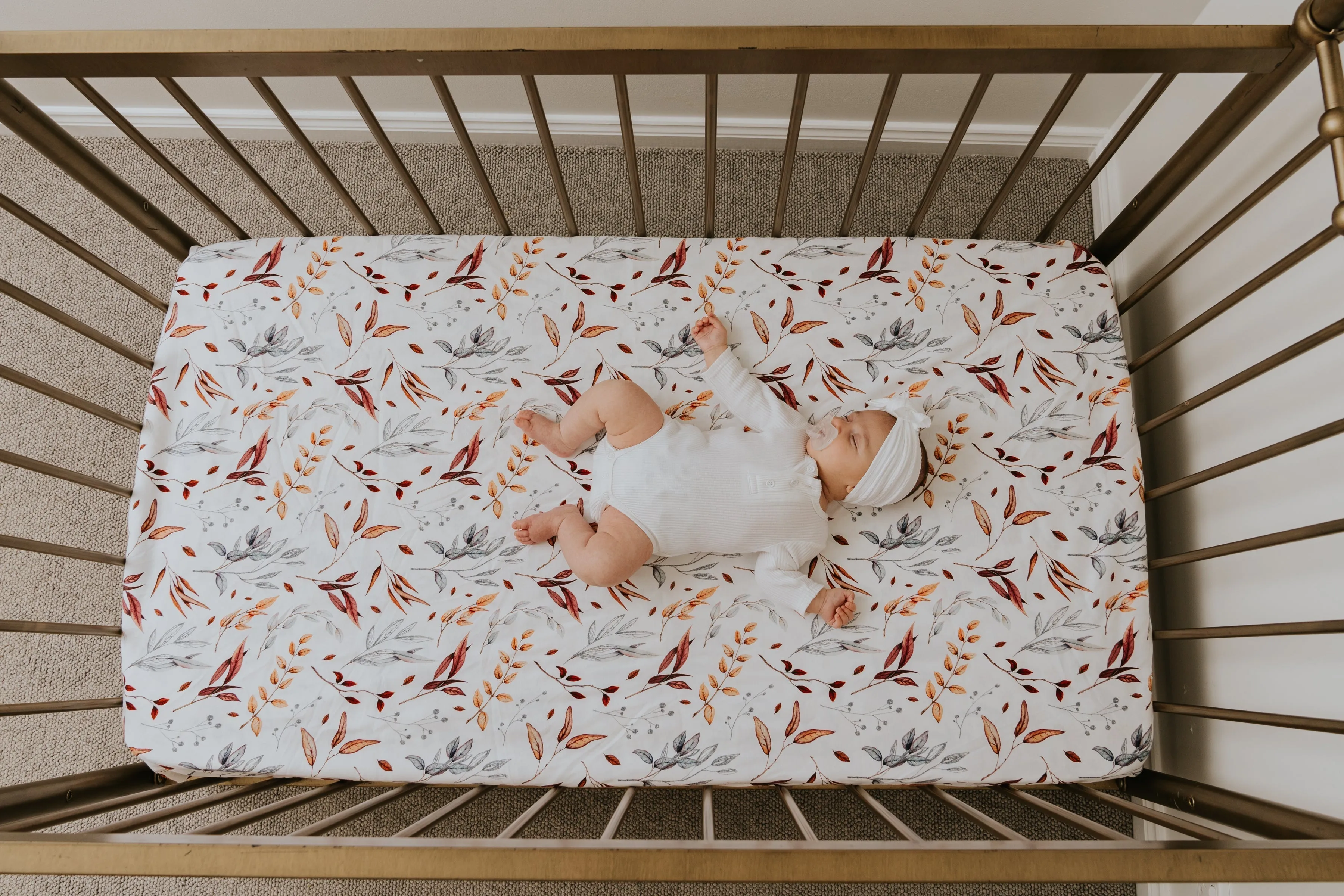 *PRE-ORDER* Waterproof Cot Sheet - Colours of the Wind