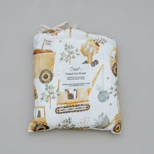 *PRE-ORDER* Waterproof Cot Sheet - Gold Digger
