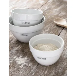 Rialto Mixing Bowls | White