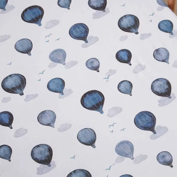 Snuggle Hunny Fitted Bassinet Sheet and Change Pad Cover - Cloud Chaser