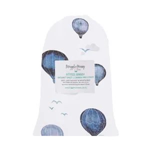 Snuggle Hunny Fitted Bassinet Sheet and Change Pad Cover - Cloud Chaser