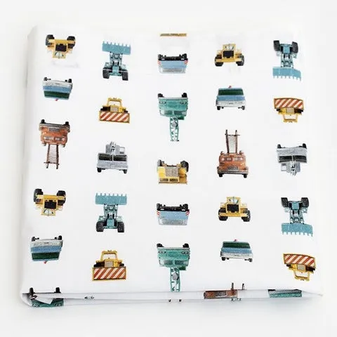 Studio Ditte Kids Flat Sheet Work Vehicles