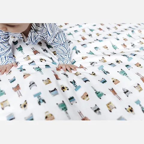 Studio Ditte Kids Flat Sheet Work Vehicles