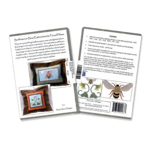 Sunflowers & Bees Embroidered & Pieced Pillows CD
