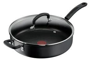 Tefal Specialty Hard Anodised Non-Stick Sautepan 30cm   Lid