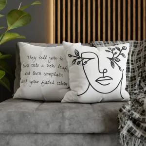 The Leaf Lady Pillow Cover