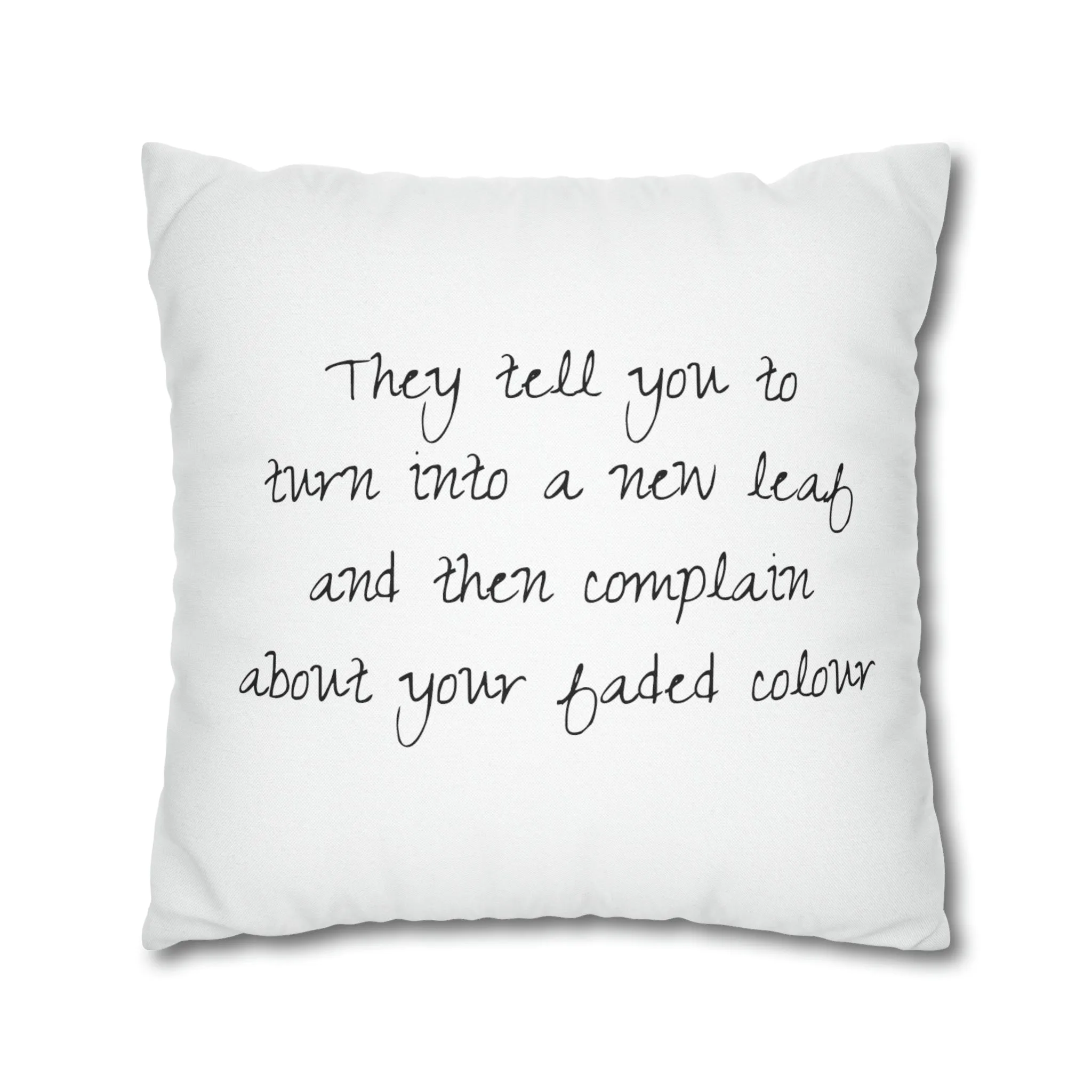 The Leaf Lady Pillow Cover