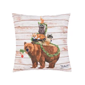 Woodland Yuletide Tree Pillow